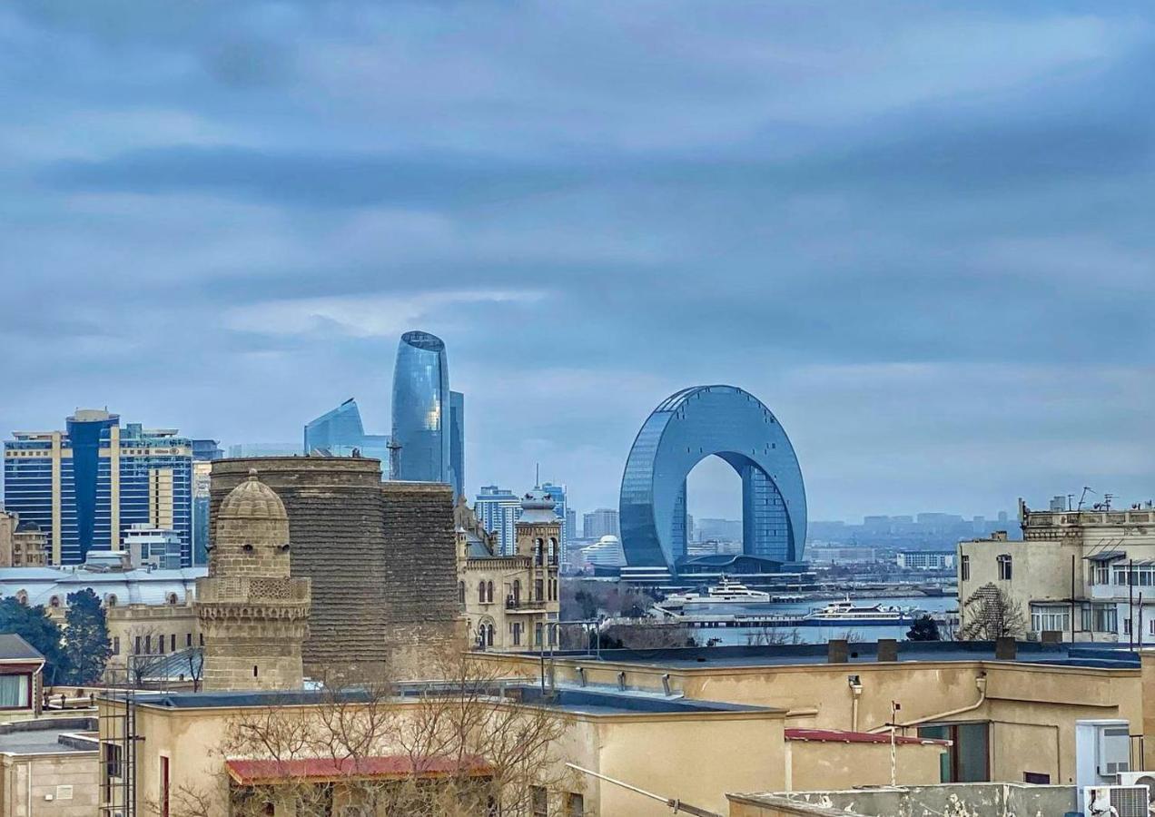 Qiz Galasi Hotel Bakoe Buitenkant foto